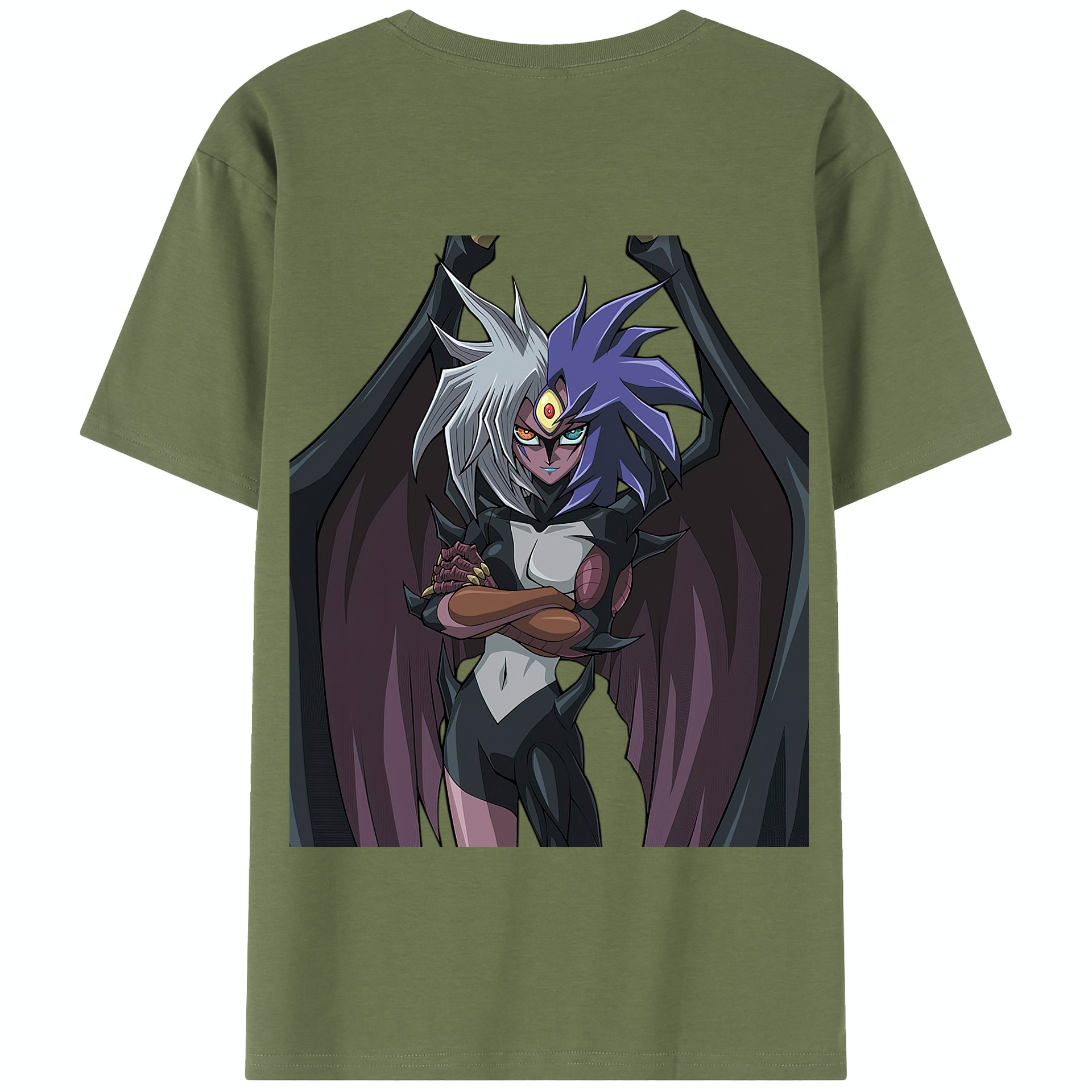 （画像用） 遊☆戯☆王 Yu-Gi-Oh! 綿100％半袖Tシャツ（背面プリント）